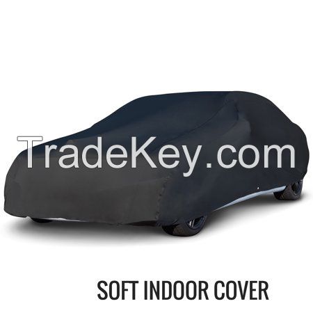 Customized Breathable Dustproof Super Soft Stretch Indoor Car Cover