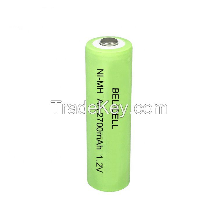 Low shelf discharge Ni-mh Rechargeable Batteries Aa 1.2V 2700mAh Battery for toys 