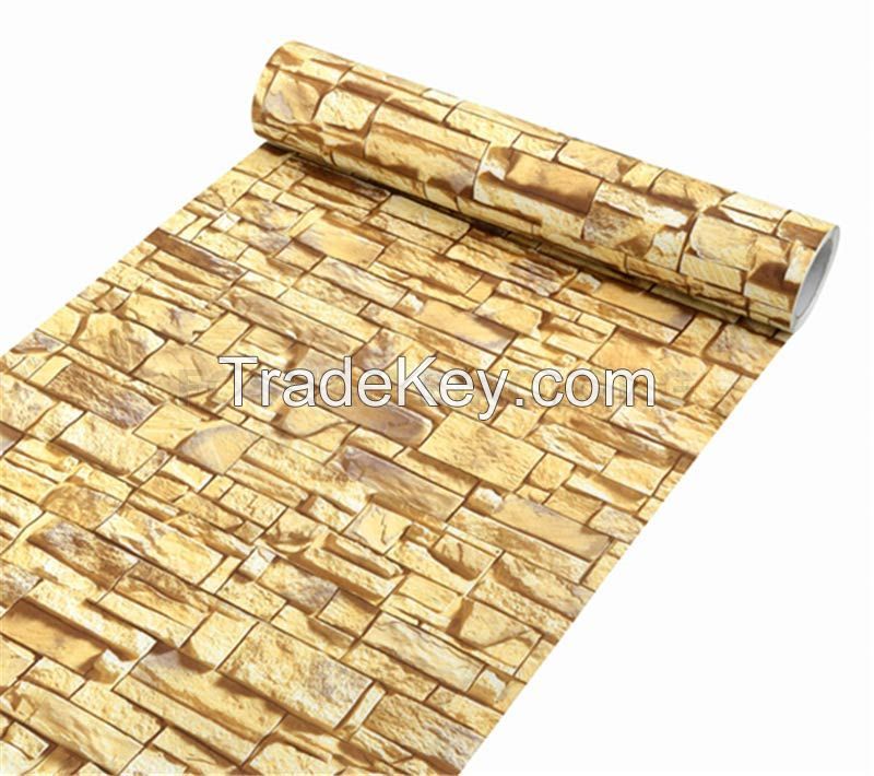 Waterproof Brick Design Self Adhesive PVC Film