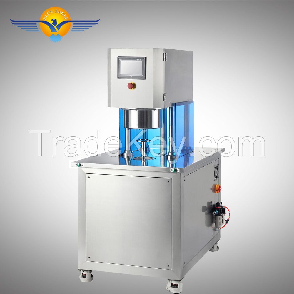 BE-ZKXG300  vacuum nitrogen spinning capping machine(Food granule powder )