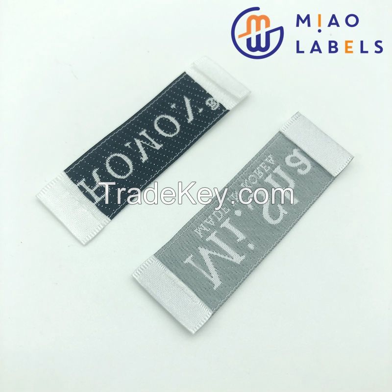 Best Quality Custom Straight Cutting Pretty Pattern Woven Labels