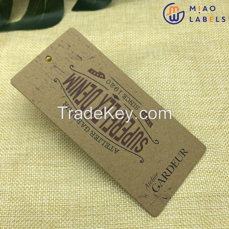 Best Quality Cheap Merchandise Garment Hang Tags with String