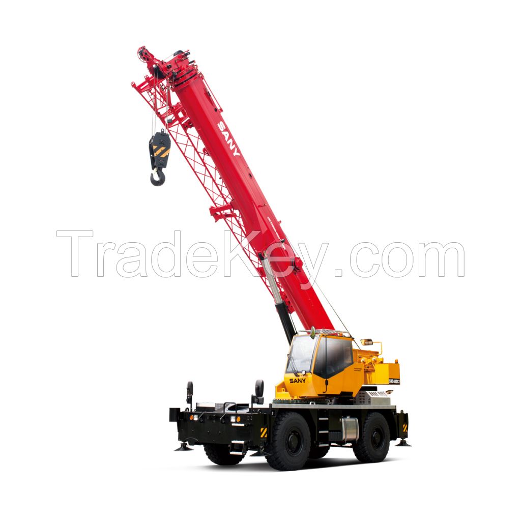 SRC400C1 SANY Rough-Terrain Crane 40 Metric Tons Lifting Capacity 4 section U shape boom