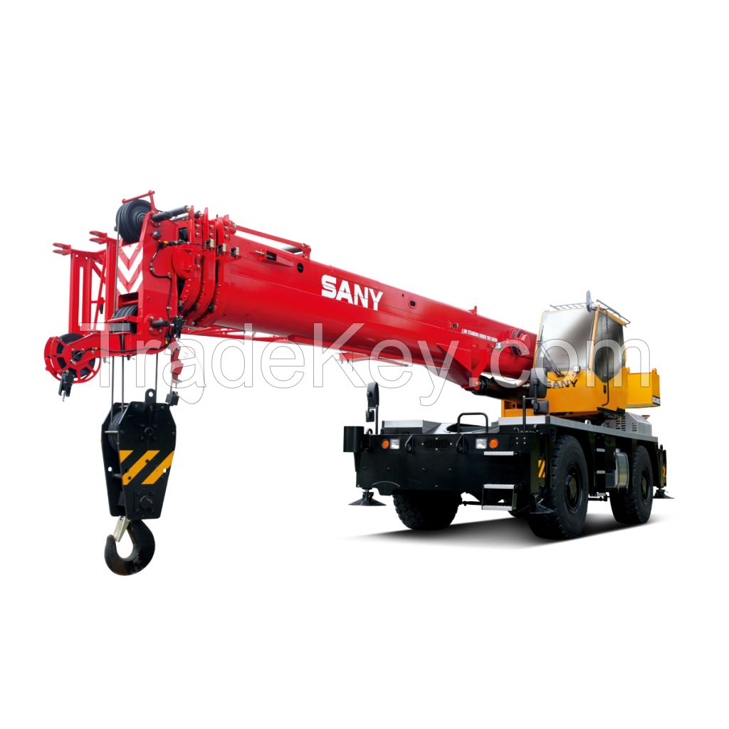 SRC400C1 SANY Rough-Terrain Crane 40 Metric Tons Lifting Capacity 4 section U shape boom