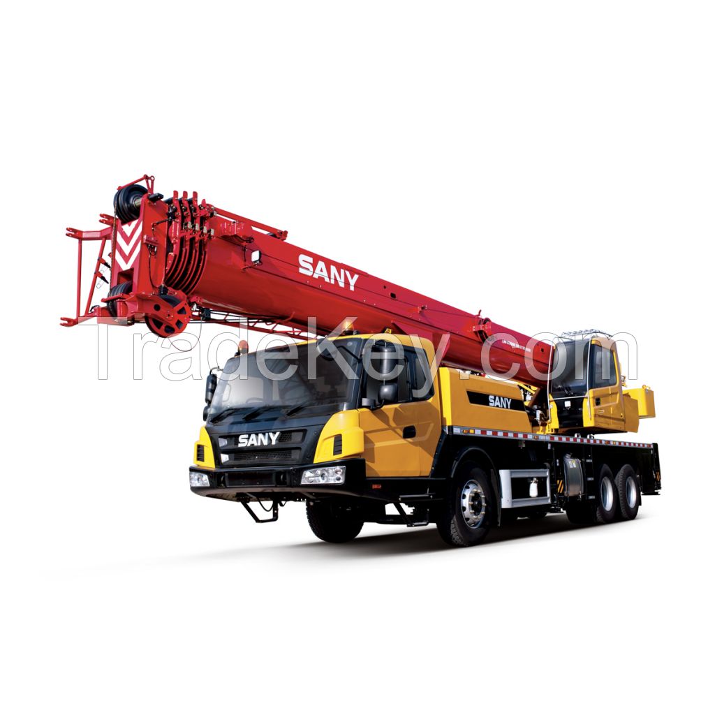 STC300T5 SANY Truck Crane 30t Lifting Capacity Strong Boom Powerful Chassis