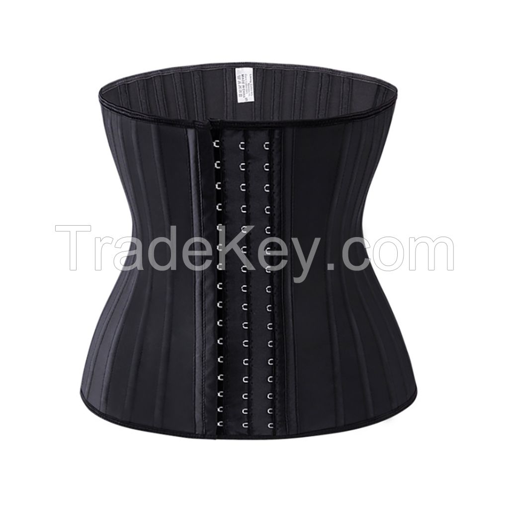 25 Steel Bone latex Corset Body Shaper Waist Trainer