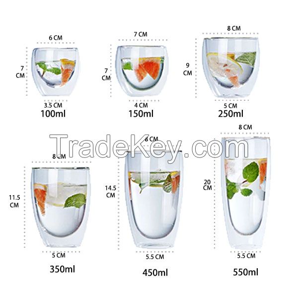 Double Wall Glass Mug