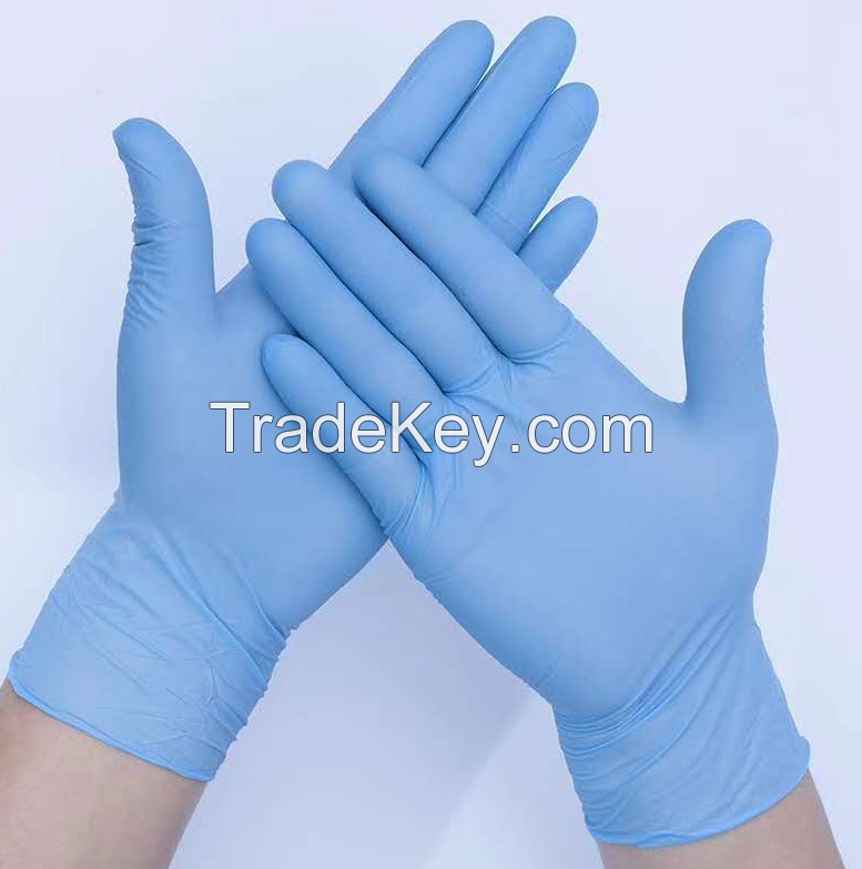 Disposable nitrile powder-free gloves