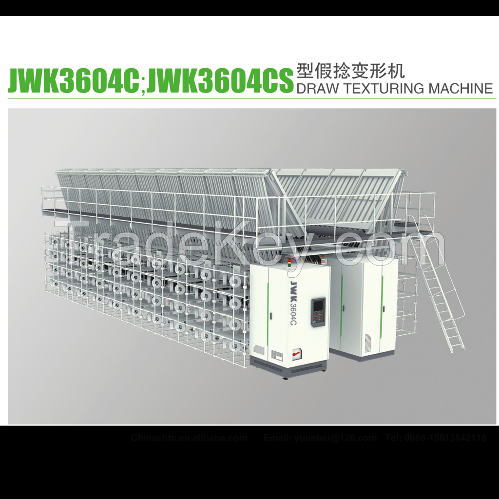 JW K3626 POY Polyamide / Nylon filament DTY  Poy draw texturing machine