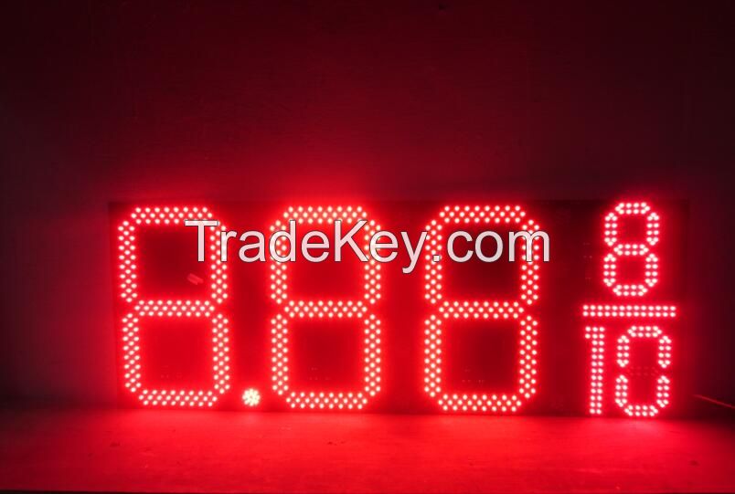 LED gasoline price changer sign