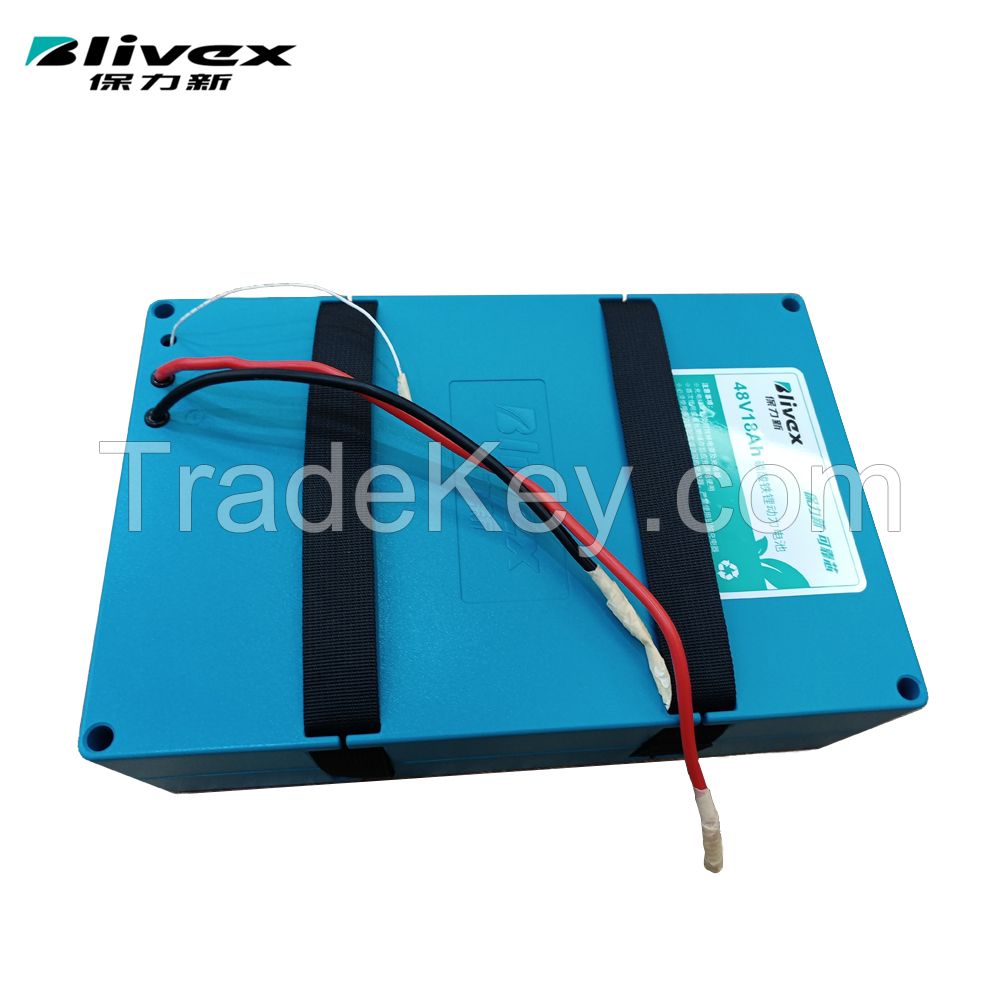 Escooter replacement battery 48V 18Ah lithium iron phosphate battery 