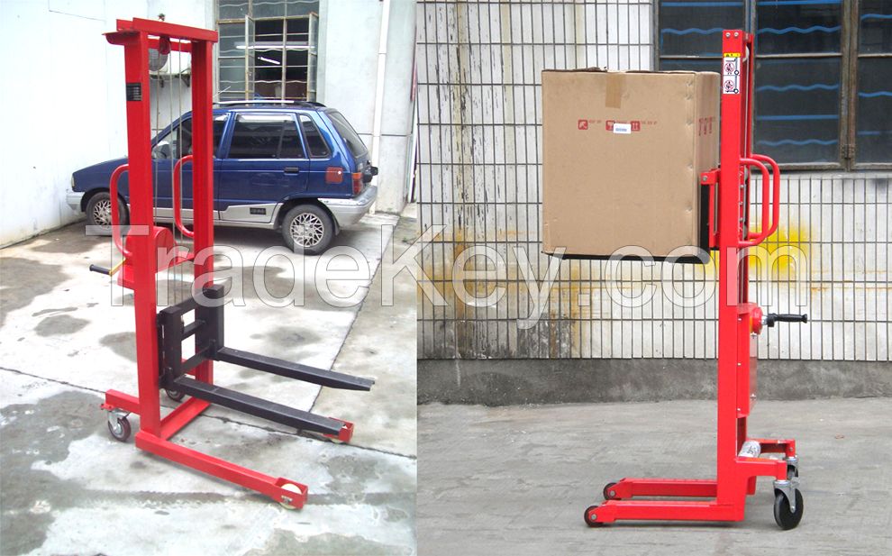 LS250 LS500 manual winch pallet stacker