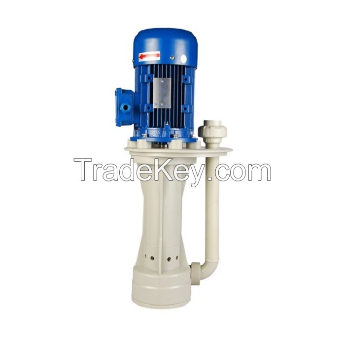 CS 3/4-3HP vertical electroplating process PP material circulating chemical pump