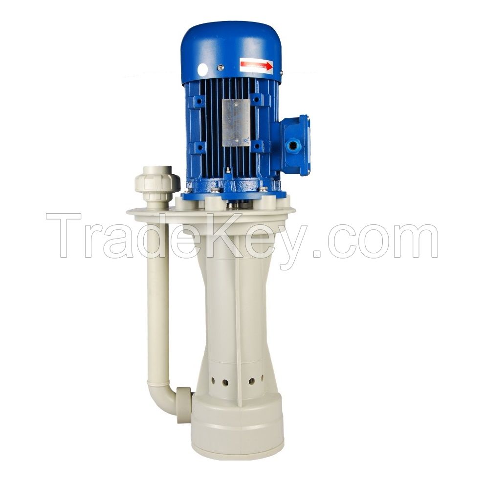 CS 3/4-3HP vertical electroplating process PP material circulating chemical pump