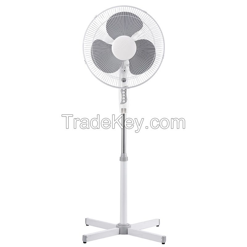 400mm 40cm oscillating 16 inch stand fan/fans pedestal fan with cross base