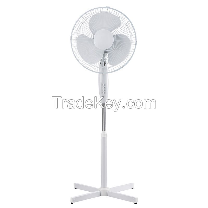 400mm 40cm oscillating 16 inch stand fan/fans pedestal fan with cross base