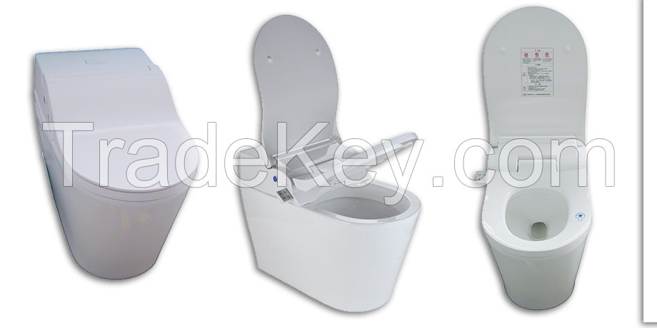 Advanced Smart Bidet Toilet Seat Warm Water Self Cleaning Heated Seat Convenient Nightlight