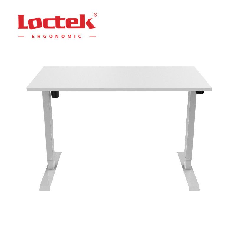 Loctek ET114E-N Sit Stand Desk Adjustable Electric Single Motor Height Table Desk