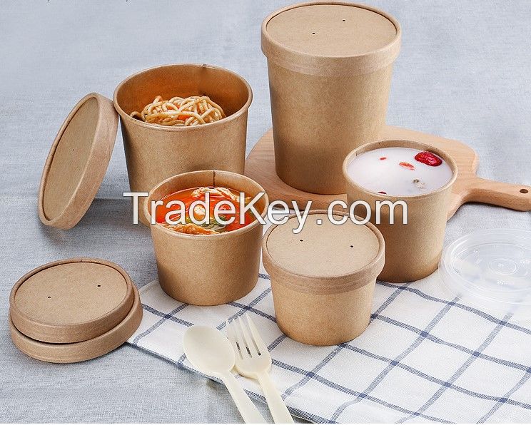 Kraft paper lunch box