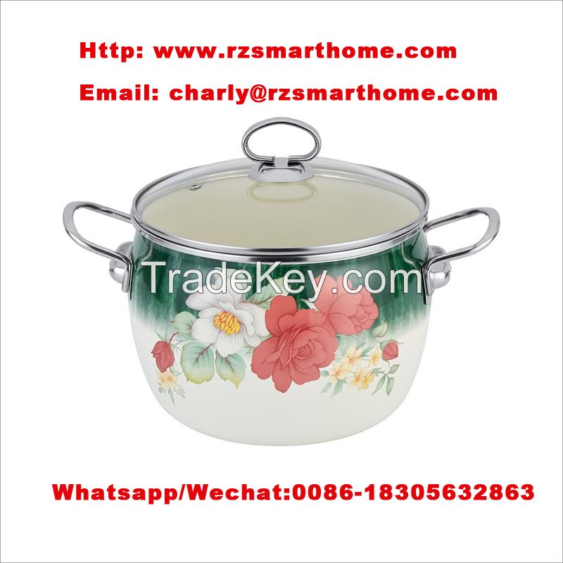 Enamel casserole with lid 18/20/22/24/26/28cm