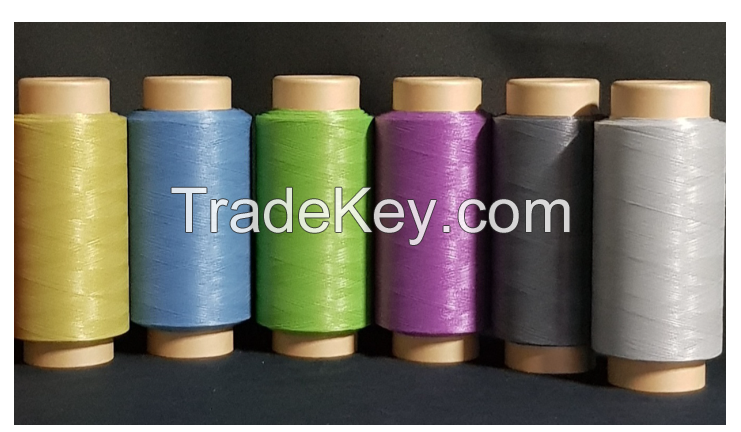 Polyester reflecive yarn, Retro-reflective Mono filament yarn_01