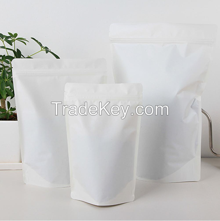 Eco-friendly Stand up Zipper Pouches Coffee Bags with valve (1Kg 32oz 2lb)