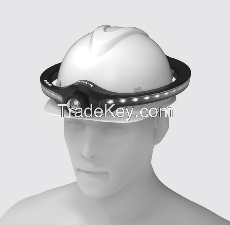 VEGA-K : 360° LED Safety Light (360° LED Light mounting on Hard Hat)