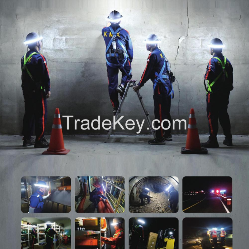 VEGA-K : 360° LED Safety Light (360° LED Light mounting on Hard Hat)