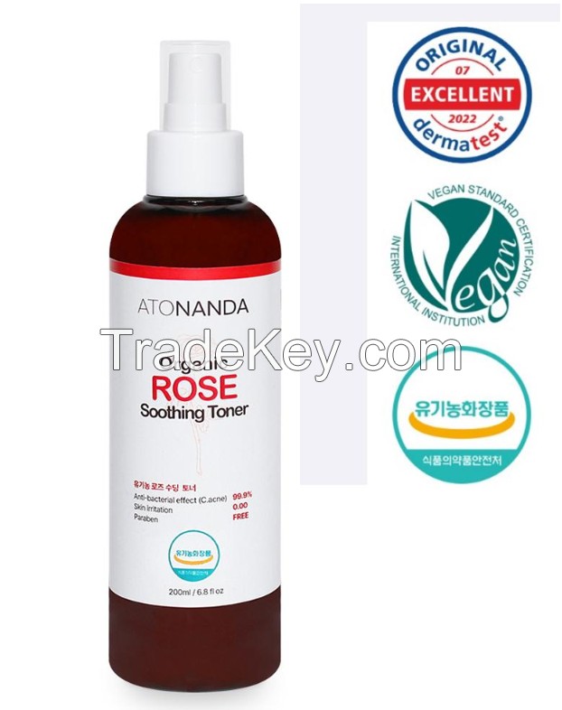 Organic Rose Soothing Toner