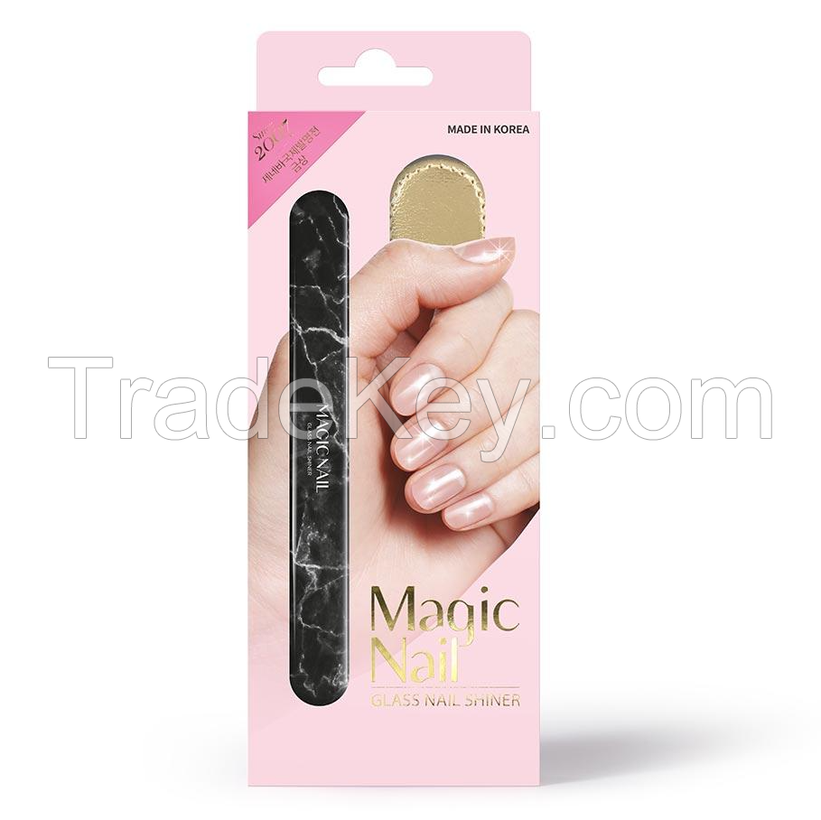 MAGIC NAIL Nail Shiner Nail Polisher Nail File Eco-friendly Glass Material Korea