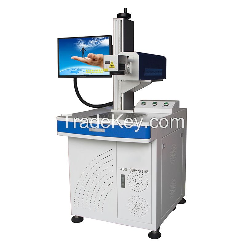 2021 30W bule and white Coherent co2 laser marking machine closed laser engraving machine for nonmetal DGCS-30
