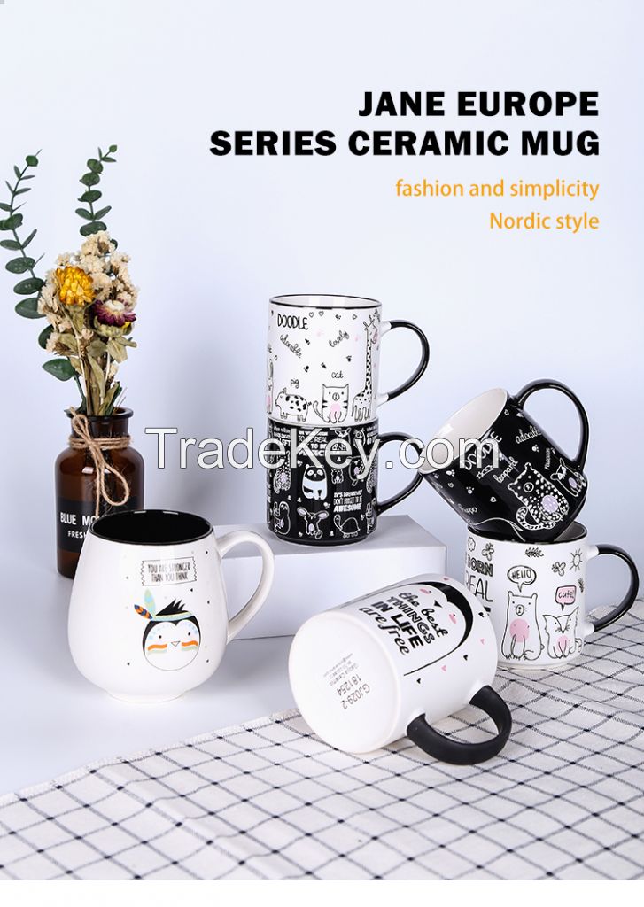 Popular Top Grade Custom  Ceramic Coffee Cup Mug