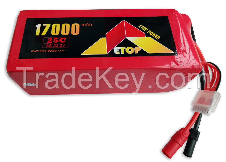 Etop Power 17000mAh 6S for UAV Drone