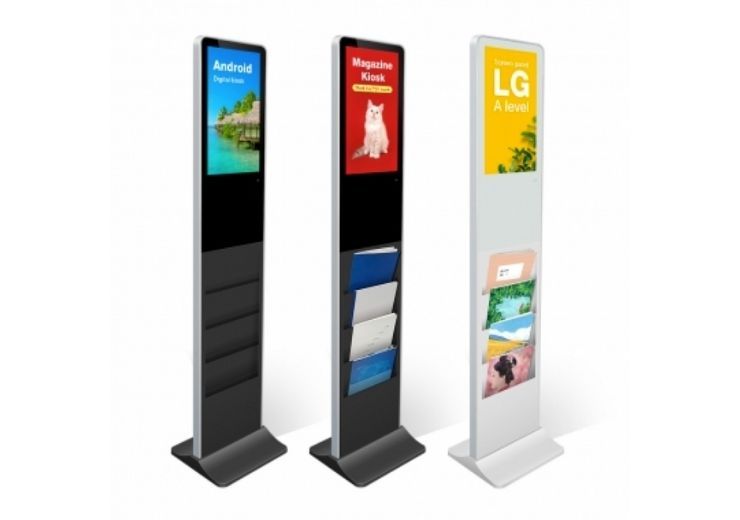 Brochure Holder Digital Kiosk