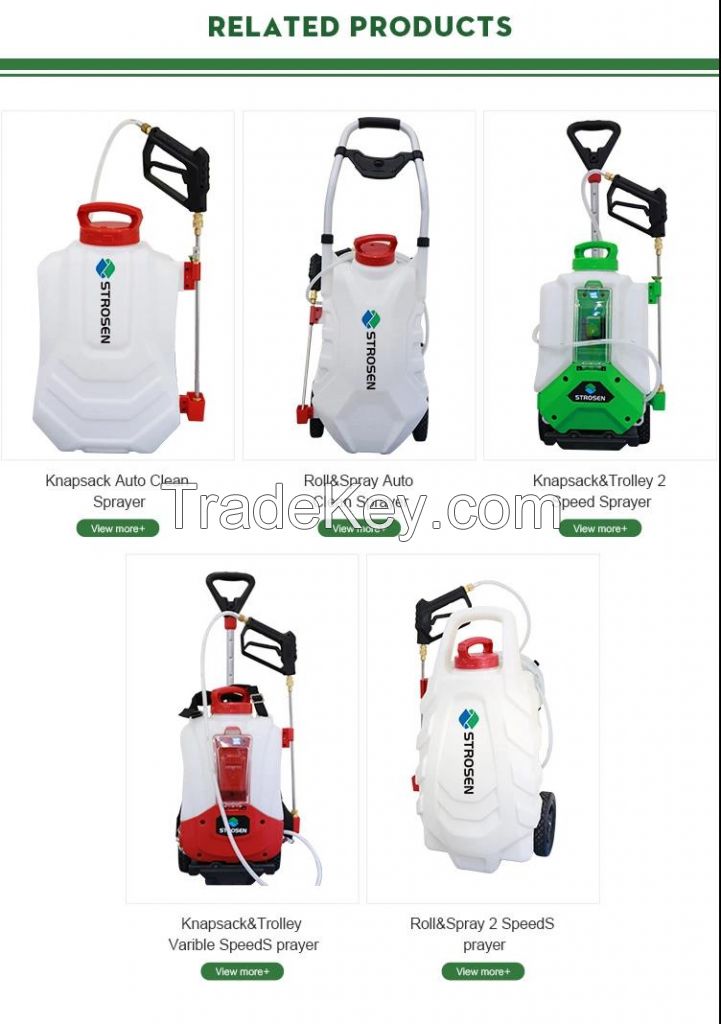 Electric garden sprayer