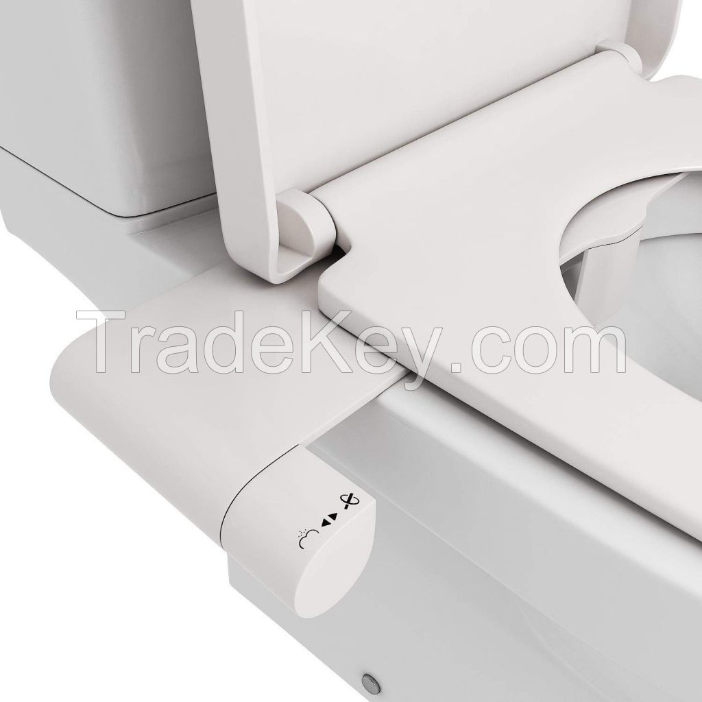 Bidet Toilet Accessories Water Spray Seat Toilet Attachment Self Cleaning Nozzle Fresh Water Non-Electric Mechanical