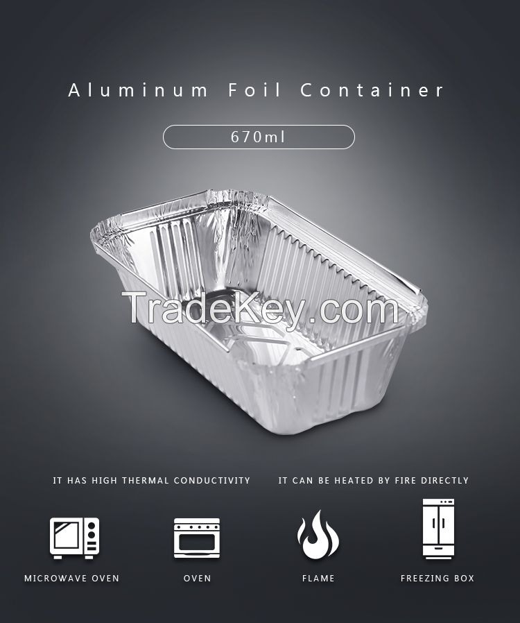 Aluminum foil container