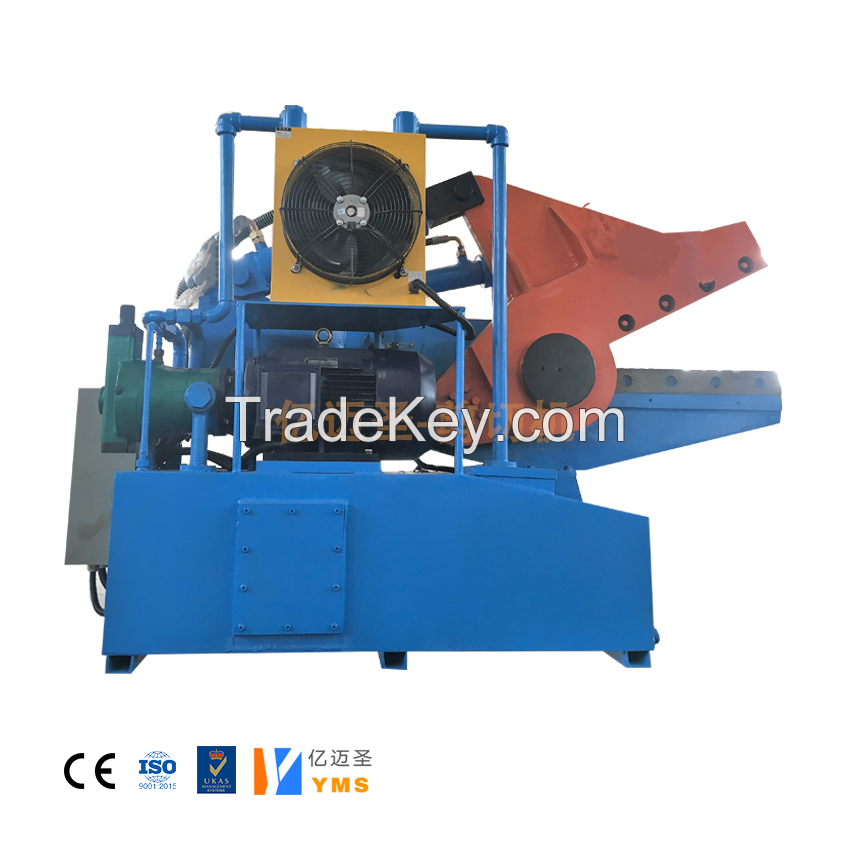 Hydraulic scrap metal alligator shear machine 