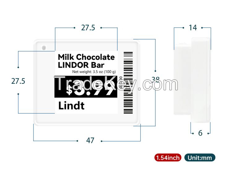 Suny 1.54inch Electronic Shelf Label for retail stores