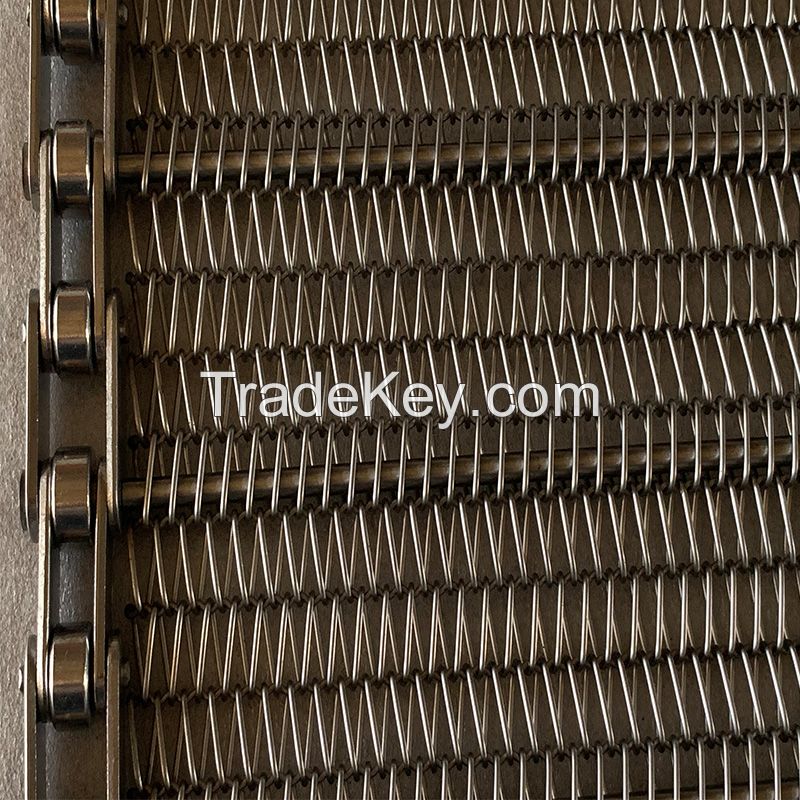 Stainless Eye Link Wire Mesh Conveyor Belt for Food Conveying/Cooling/Quick-Freezing and Industrial Transporting