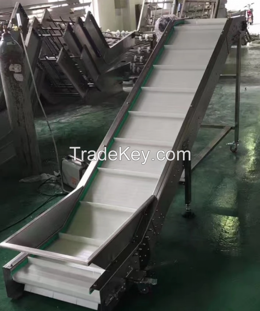 Manufacturer SS/Plastic Wire Mesh Conveyor/ Elevator Bucket for Food Conveying/Cooling/Quick-Freezing and Industrial Transporting