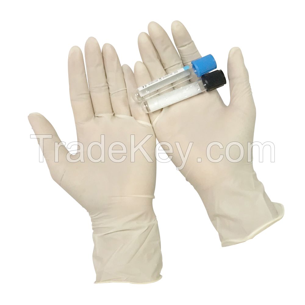 high quality powder free disposable latex examination gloves