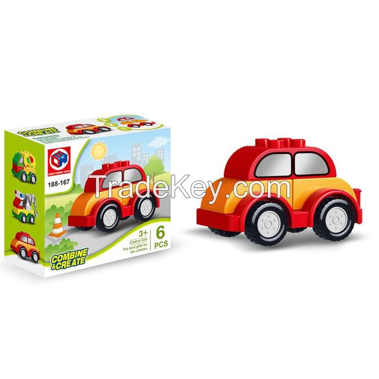 Puzzle building blocks modle car toys