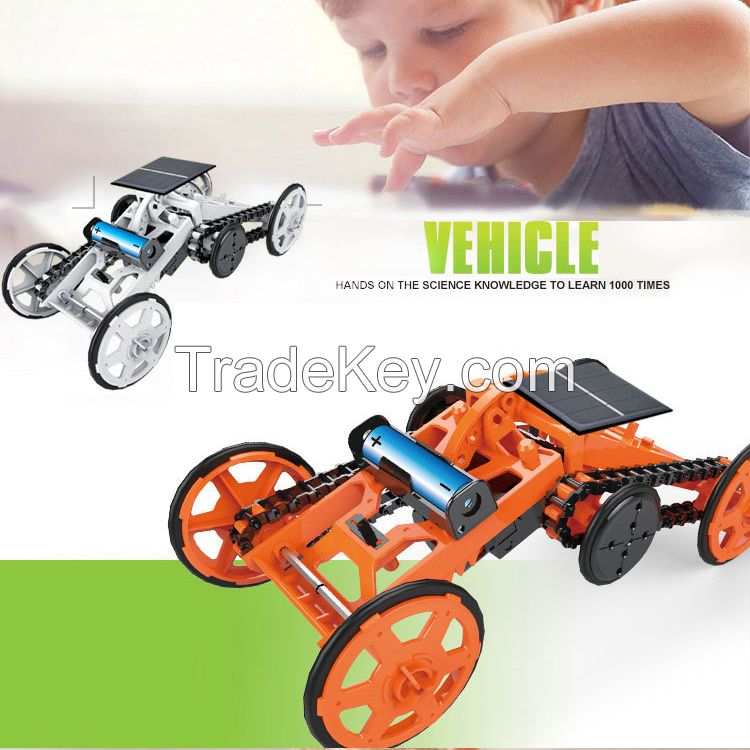 Hot Sale Solar Energy Electric Toy Car Construction Toys Vehicles Climbing Car Toy