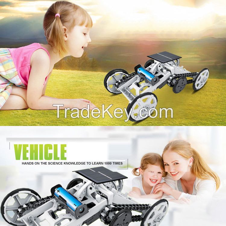 Hot Sale Solar Energy Electric Toy Car Construction Toys Vehicles Climbing Car Toy