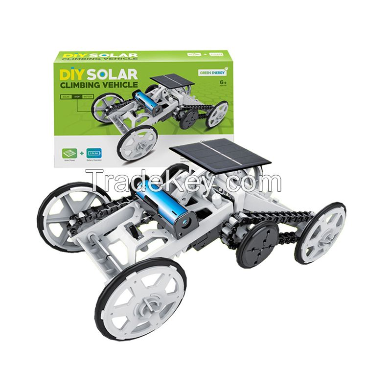 Hot Sale Solar Energy Electric Toy Car Construction Toys Vehicles Climbing Car Toy