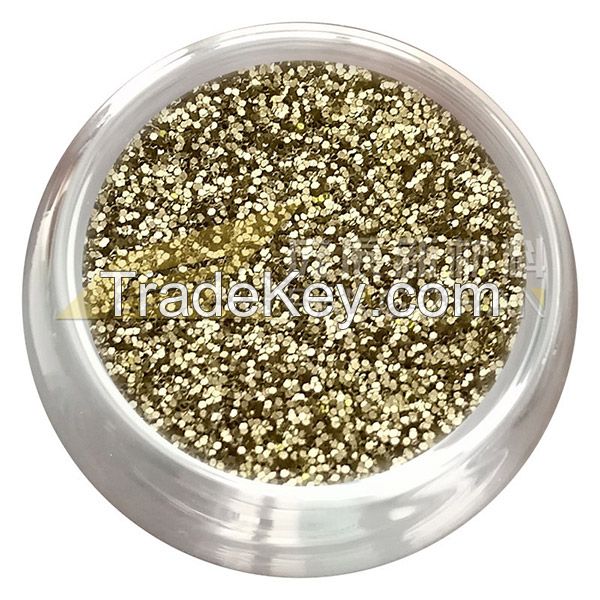 Gold glitter powder for wallpaper