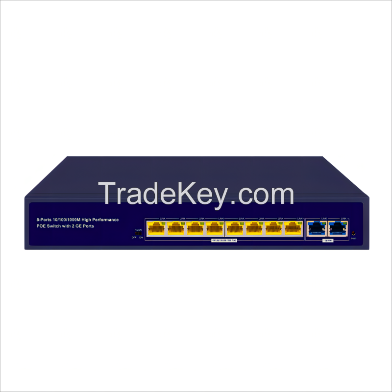 GP-1010G-8GT Commercial PoE Switch