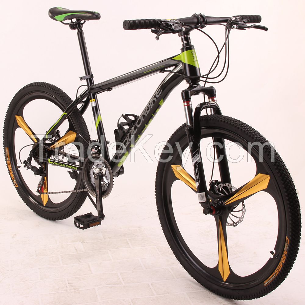 MTB disc shimano bicycles Three-spoke mountain bike one-wheeled mountain bike