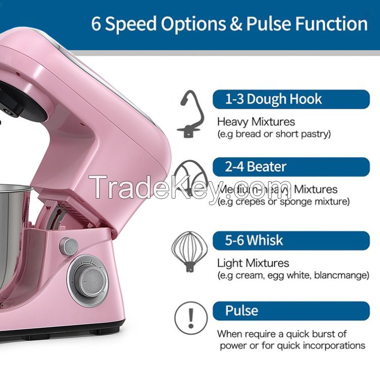 220V Professional Home Appliances 3 SS Blade High Performance Electric High Speed Food Mixer